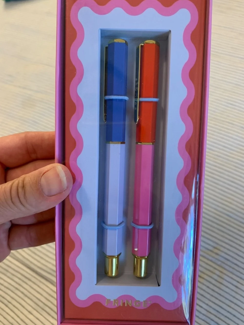Fringe Ball Point Pen Set of 2